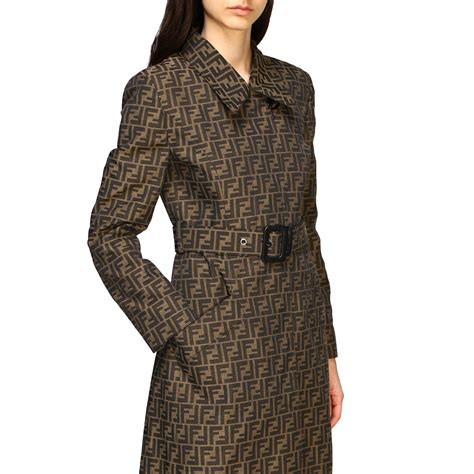 fendi jacket womens|Fendi women' s trench coats.